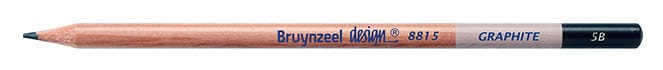 8815K5B Bruynzeel Design Graphite 5B Graphite Pencils - Görsel 1