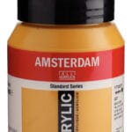 Amsterdam Standard Series Acrylic Jar 500 ml Yellow Ochre 227
