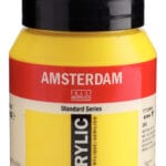 Amsterdam Standard Series Acrylic Jar 500 ml Azo Yellow Light 268