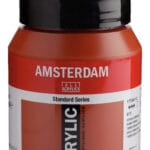 Amsterdam Standard Series Acrylic Jar 500 ml Burnt Sienna 411
