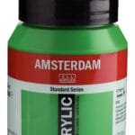 Amsterdam Standard Series Acrylic Jar 500 ml Permanent Green Light 618