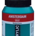 Amsterdam Standard Series Acrylic Jar 500 ml Phthalo Green 675