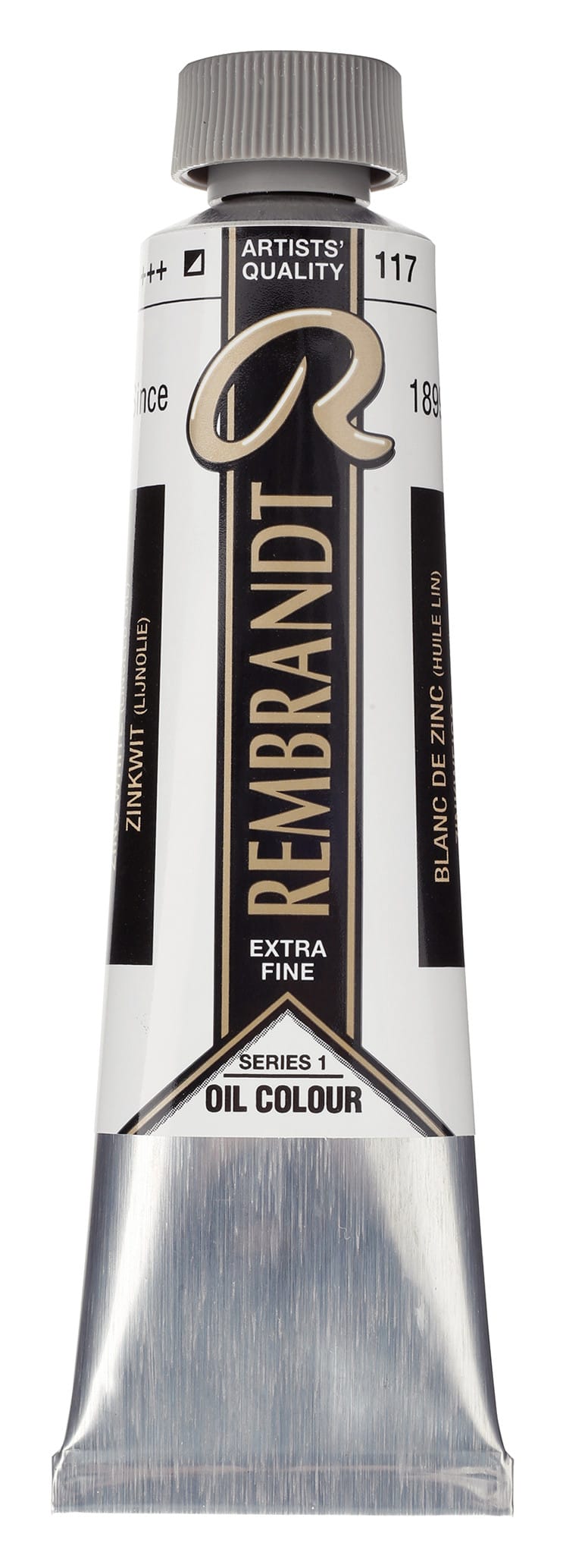 8712079058449 Rembrandt Oil Colour Tube 40 ml Zinc White (Linseed Oil) 117 - Görsel 1