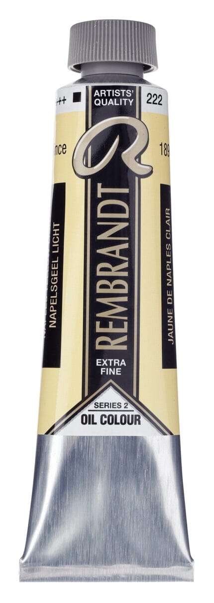 Rembrandt Oil Colour Tube 40 ml Naples Yellow Light 222