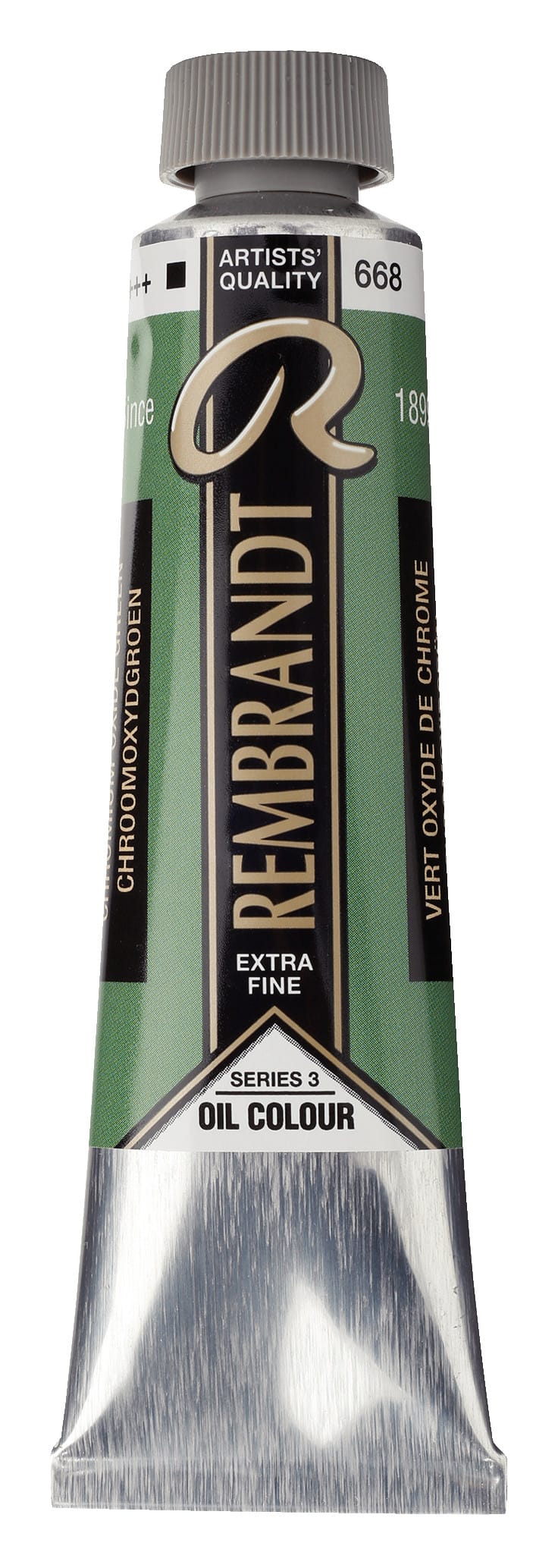 8712079059422 Rembrandt Oil Colour Tube 40 ml Chromium Oxide Green 668 - Görsel 1