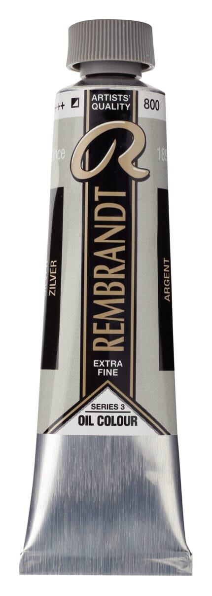 Rembrandt Oil Colour Tube 40 ml Silver 800