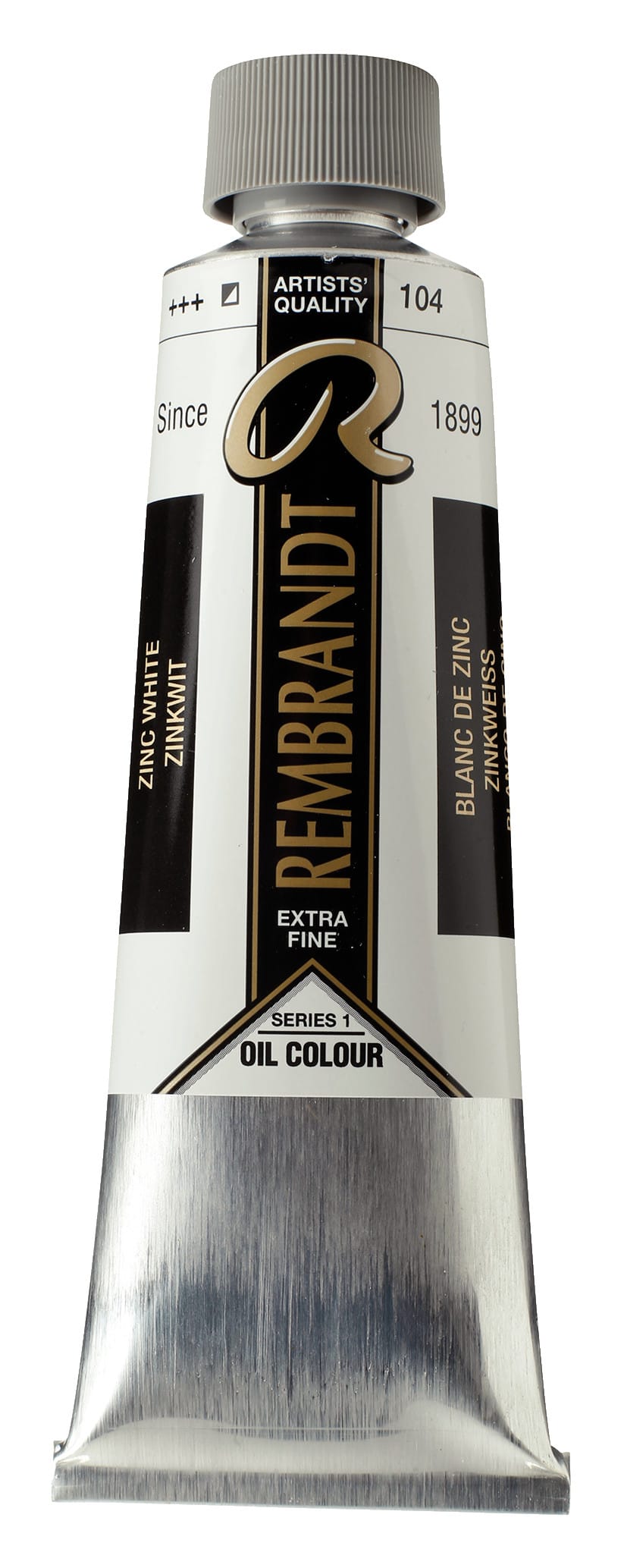 8712079059668 Rembrandt Oil Colour Tube 150 ml Zinc White (Safflower Oil) 104 - Görsel 1