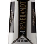 Rembrandt Oil Colour Tube 150 ml Titanium White (Safflower Oil) 105