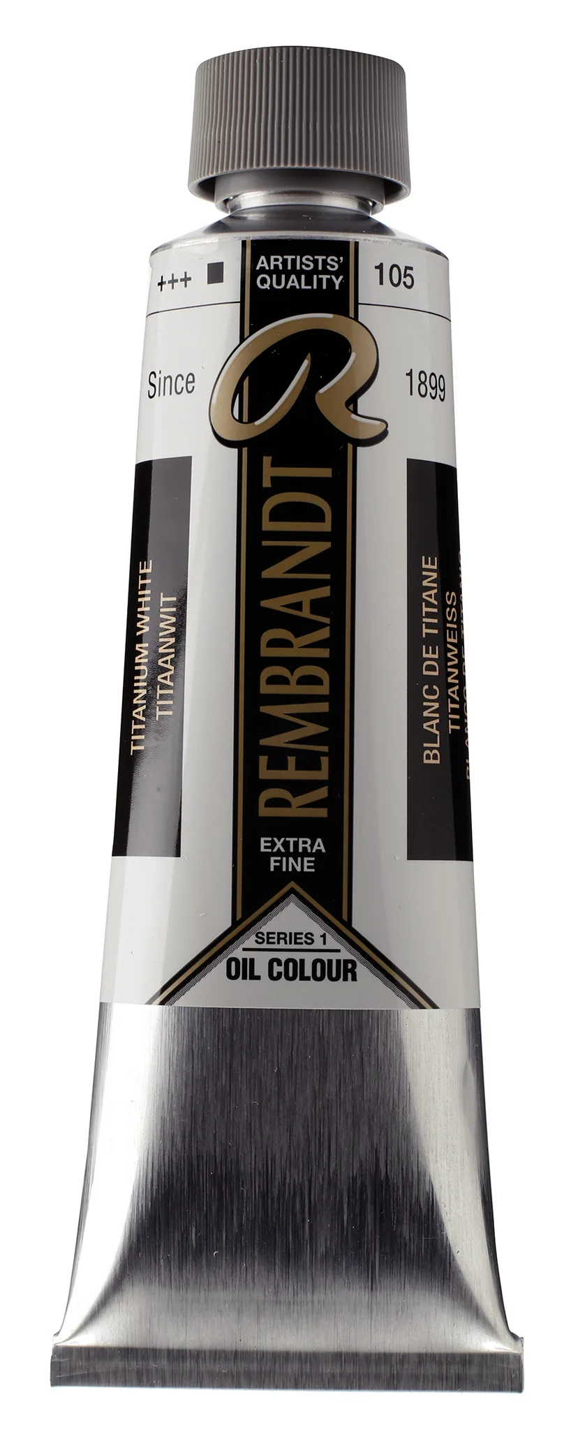 Rembrandt Oil Colour Tube 150 ml Titanium White (Safflower Oil) 105 - Görsel 1