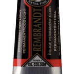 Rembrandt Oil Colour Tube 150 ml Permanent Red Light 370
