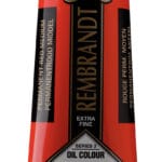 Rembrandt Oil Colour Tube 150 ml Permanent Red Medium 377