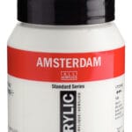 Amsterdam Standard Series Acrylic Jar 500 ml Zinc White 104