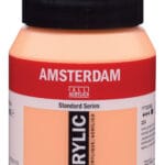 Amsterdam Standard Series Acrylic Jar 500 ml Naples Yellow Red 224