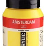 Amsterdam Standard Series Acrylic Jar 500 ml Primary Yellow 275