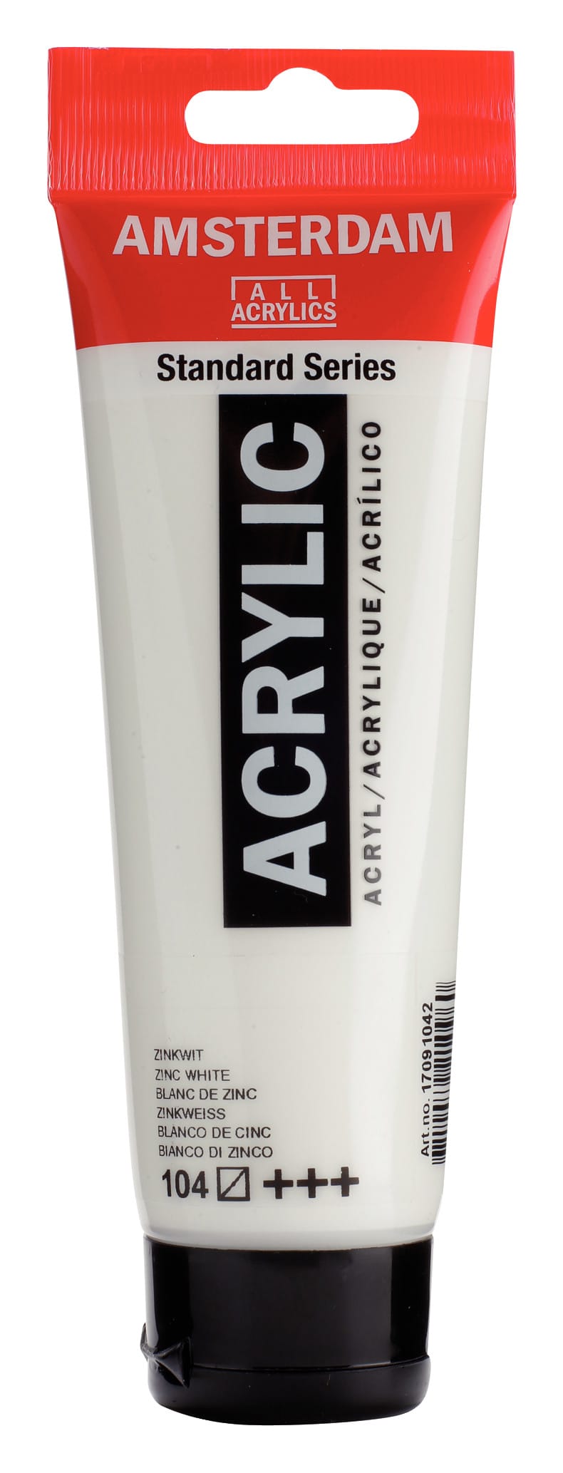 8712079210960 Amsterdam Standard Series Acrylic Tube 120 ml Zinc White 104 - Görsel 1