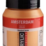 Amsterdam Standard Series Acrylic Jar 500 ml Deep Gold 803