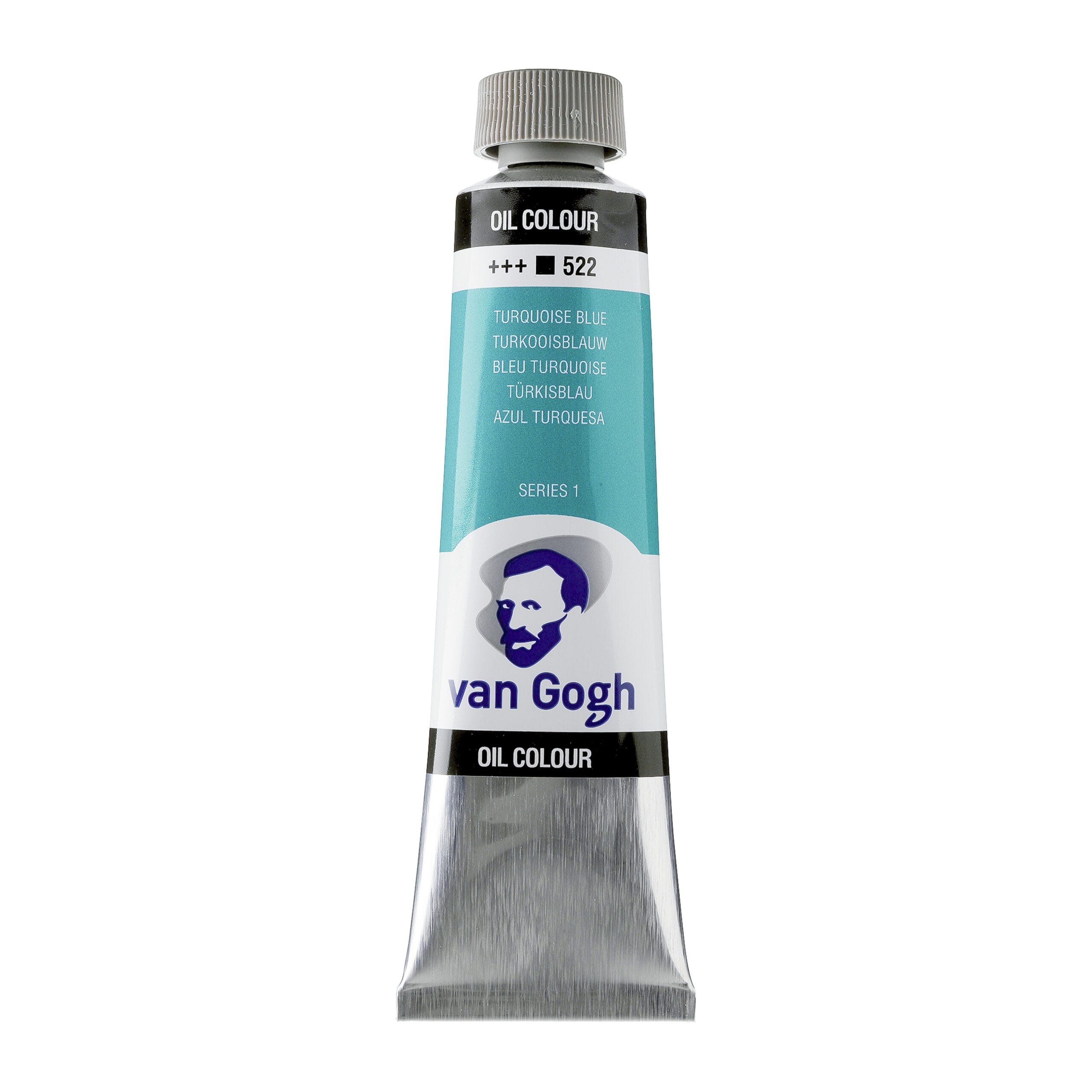 Van Gogh Oil Colour Tube 40 ml Turquoise Blue 522 Van Gogh Oil Colour Tube 40 ml Turquoise Blue 522 - Görsel 1