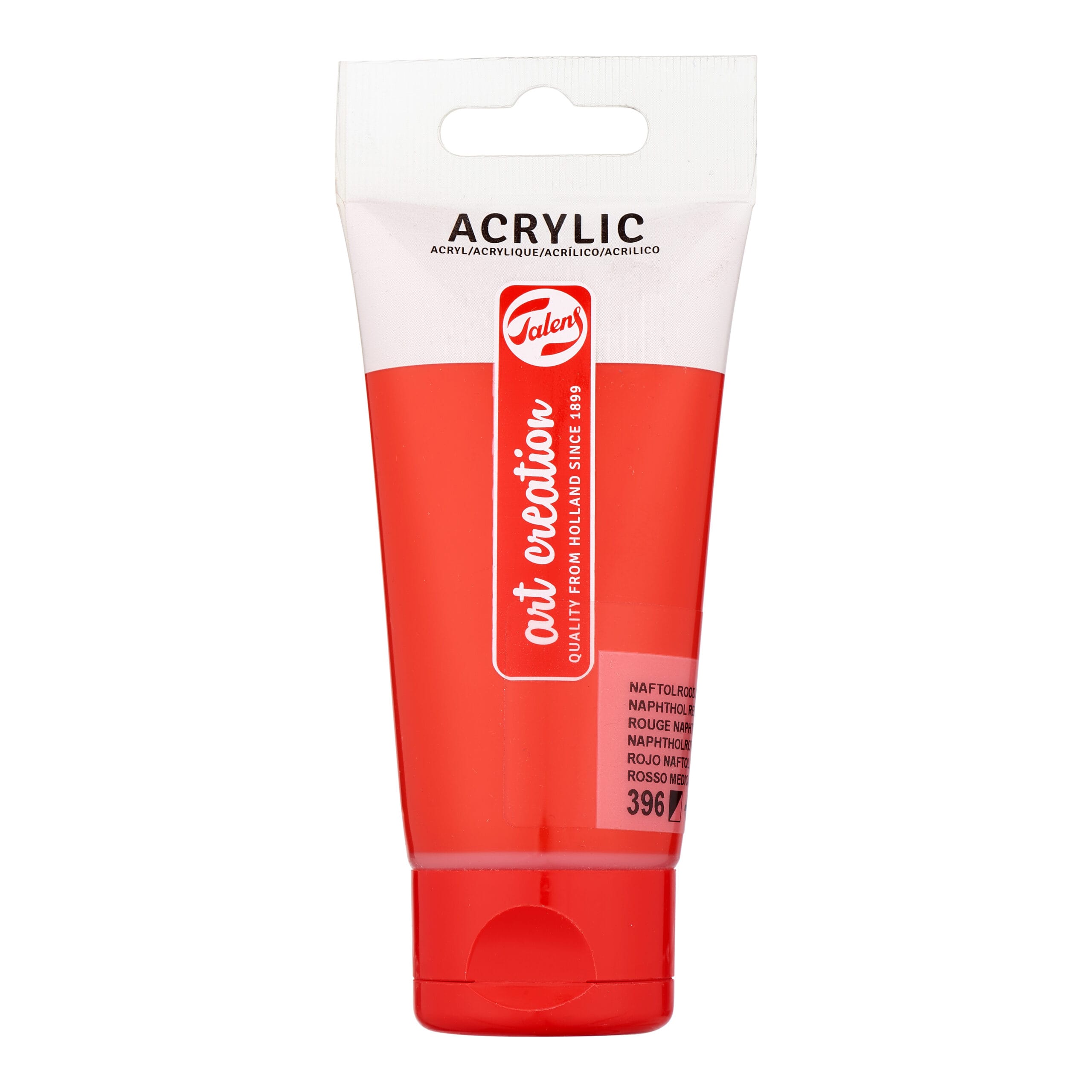3511396M Royal Talens Art Creation Acrylic Colour Tube 75 ml Naphthol Red Medium 396 - Görsel 1