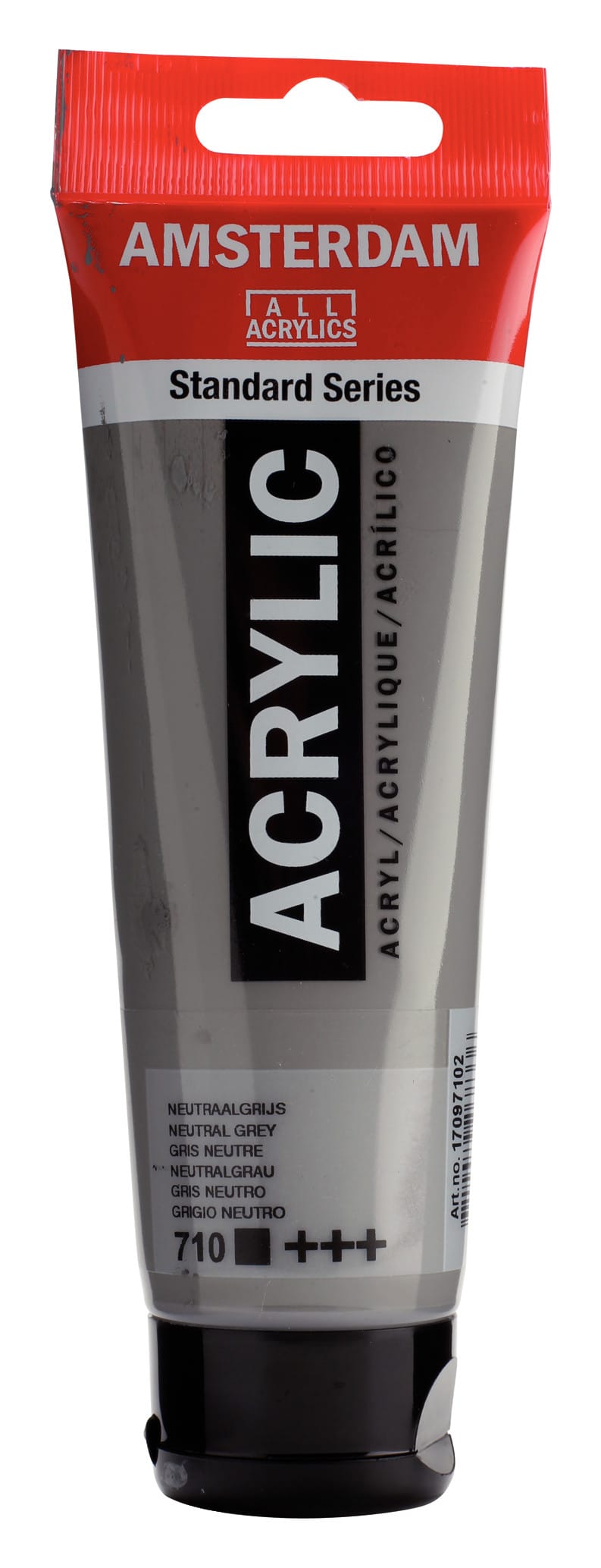 8712079268336 Amsterdam Standard Series Acrylic Tube 120 ml Neutral Grey 710 - Görsel 1