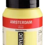 Amsterdam Standard Series Acrylic Jar 500 ml Nickel Titanium Yellow 274