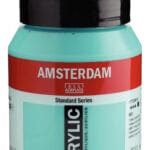 Amsterdam Standard Series Acrylic Jar 500 ml Turquoise Green 661