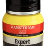 Amsterdam Expert Series Acrylic Jar 400 ml Permanent Lemon Yellow 254