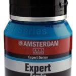 Amsterdam Expert Series Acrylic Jar 400 ml Turquoise Blue 522