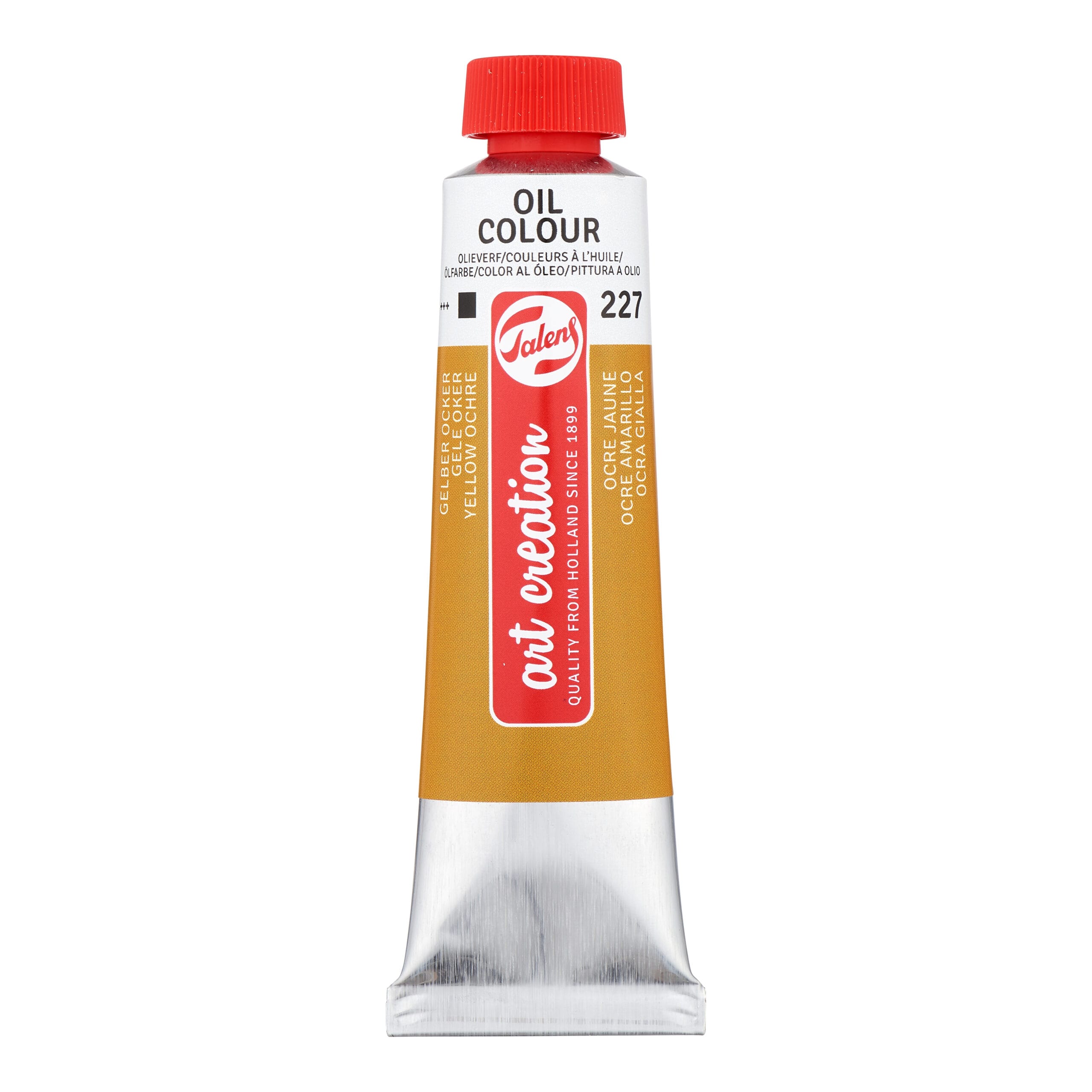 9019227M Royal Talens Art Creation Oil Colour Tube 40 ml Yellow Ochre 227 - Görsel 1