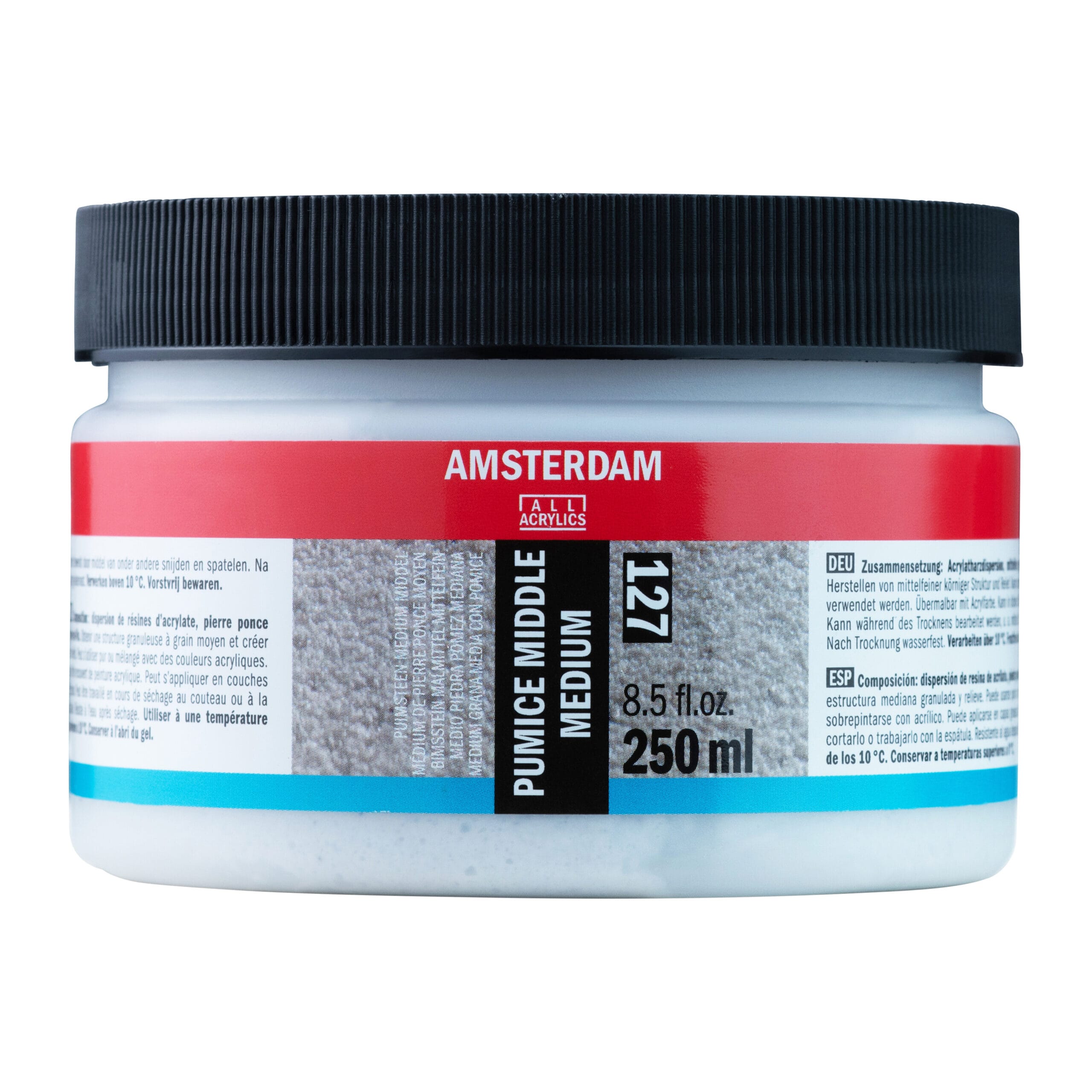 Amsterdam Pumice Middle MediumJar 250 ml Amsterdam Pumice middle medium 127 jar 250 ml - Görsel 1