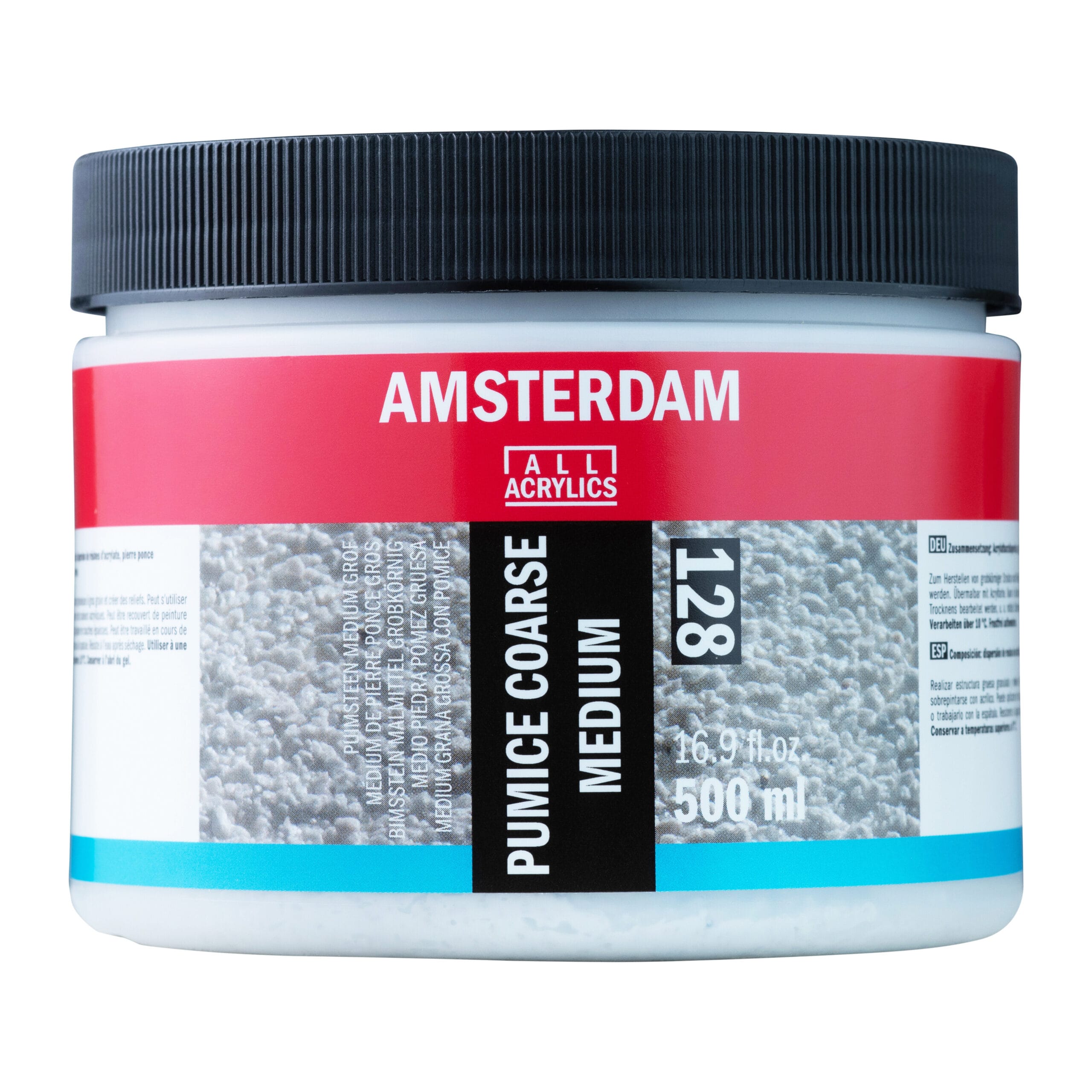 Amsterdam Pumice Coarse MediumJar 500 ml Amsterdam Pumice coarse medium 128 jar 500 ml - Görsel 1