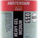 Amsterdam Heavy gel medium gloss 015 jar 1000 ml