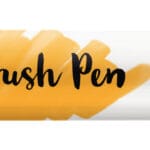 Ecoline Brush Pen Deep Yellow 202