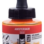Amsterdam Acrylic Ink Bottle 30 ml Azo Orange 276