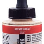 Amsterdam Acrylic Ink Bottle 30 ml Naples Yellow Red Light 292