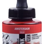 Amsterdam Acrylic Ink Bottle 30 ml Carmine 318