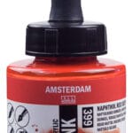 Amsterdam Acrylic Ink Bottle 30 ml Naphthol Red Deep 399