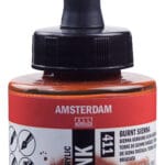 Amsterdam Acrylic Ink Bottle 30 ml Burnt Sienna 411