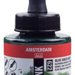 Amsterdam Acrylic Ink Bottle 30 ml Olive Green Deep 622