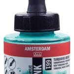 Amsterdam Acrylic Ink Bottle 30 ml Turquoise Green 661