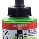 Amsterdam Acrylic Ink Bottle 30 ml Reflex Green 672