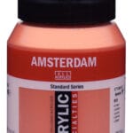 Amsterdam Standard Series Acrylic Jar 500 ml Copper 805