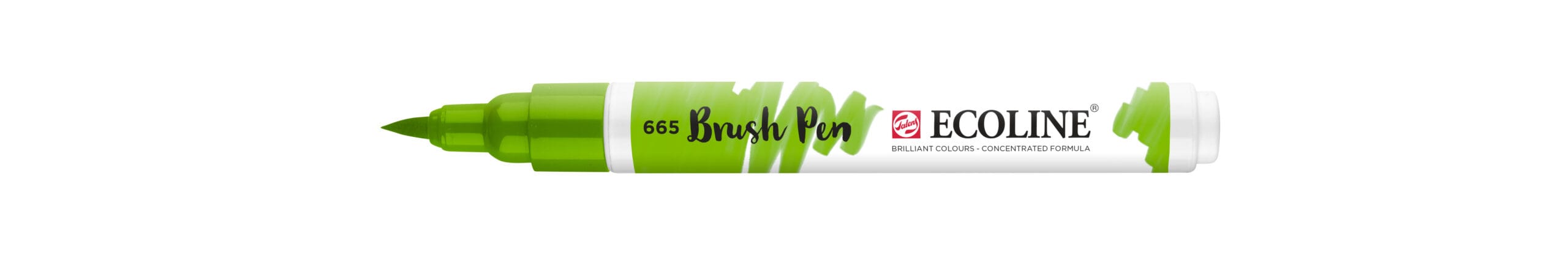 8712079406462 Ecoline Brush Pen Spring Green 665 - Görsel 1