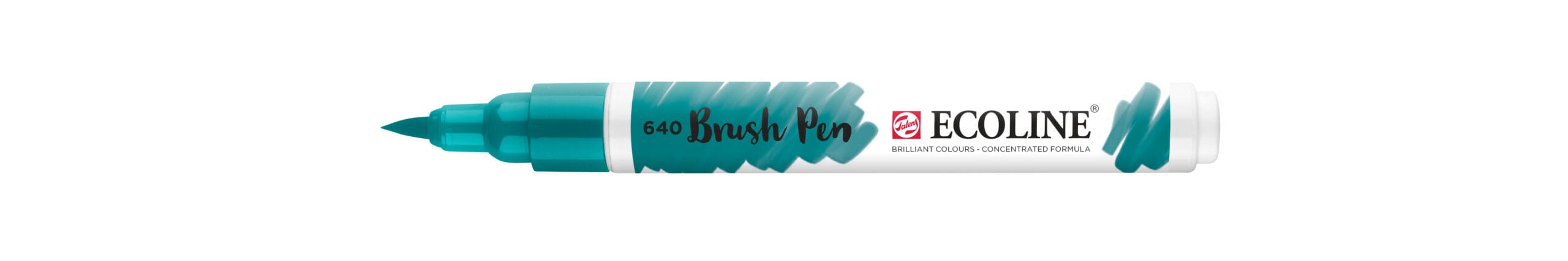 8712079406486 Ecoline Brush Pen Bluish Green 640 - Görsel 1