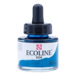 Ecoline Liquid Watercolour Bottle 30 ml Prussian Blue 508