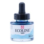 Ecoline Liquid Watercolour Bottle 30 ml Pastel Blue 580
