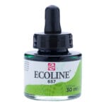Ecoline Liquid Watercolour Bottle 30 ml Bronze Green 657