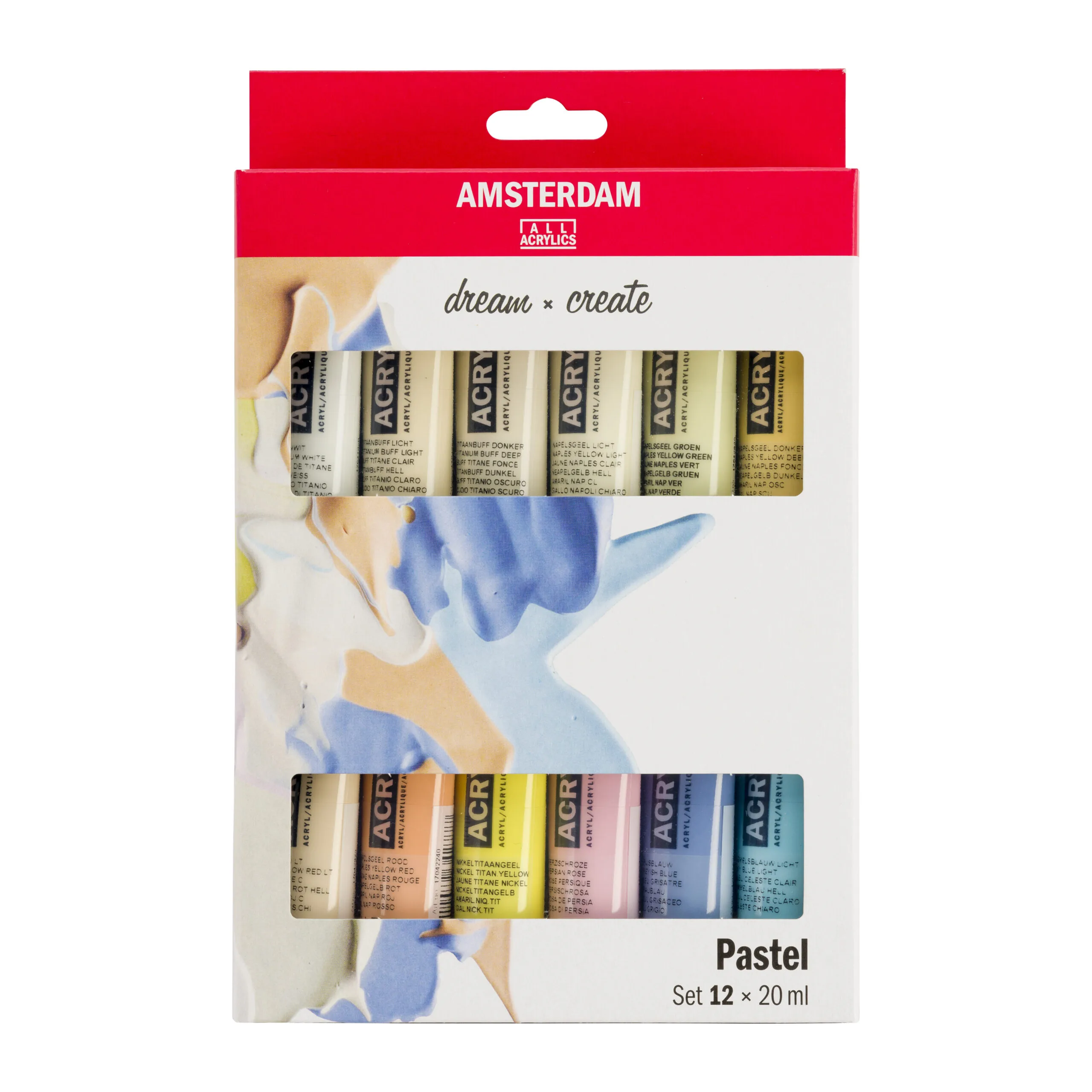 Amsterdam Standard Series acrylic paint pastel set | 12 x 20 ml - Görsel 1
