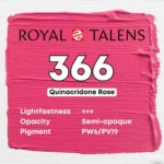 Royal Talens Art Creation Acrylic Colour Tube 75 ml Quinacridone Rose 366 - Görsel 3