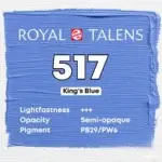 Royal Talens Art Creation Acrylic Colour Tube 75 ml King's Blue 517 - Görsel 3
