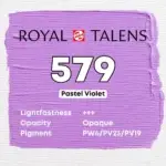 Royal Talens Art Creation Acrylic Colour Tube 75 ml Pastel Violet 579 - Görsel 3